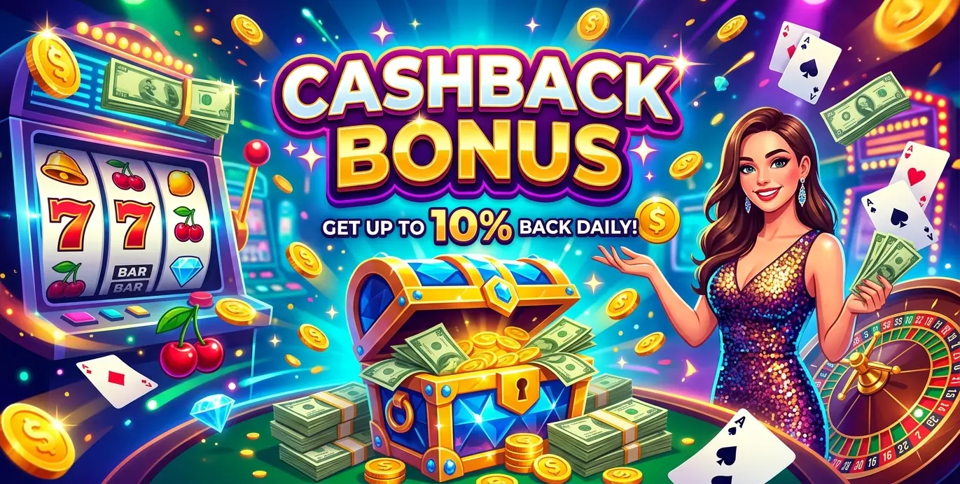 Cashback bonus hos Maria casino